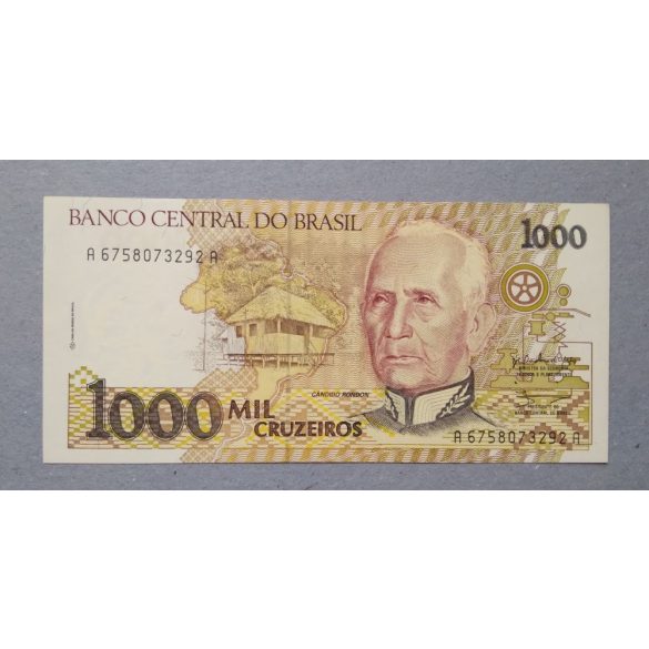 Brazil 1000 Cruzeiros 1990 XF+