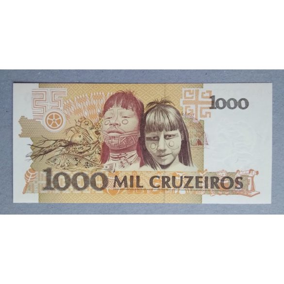 Brazilia 1000 Cruzeiros 1990 Unc