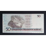 Brazil 50 Cruzeiros 1990 Unc