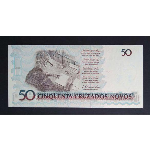 Brazil 50 Cruzeiros 1990 Unc