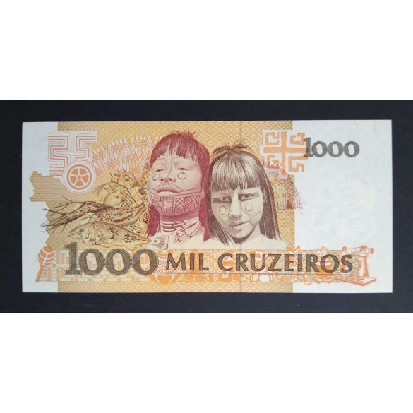Brazil 1000 Cruzerios 1991 Unc