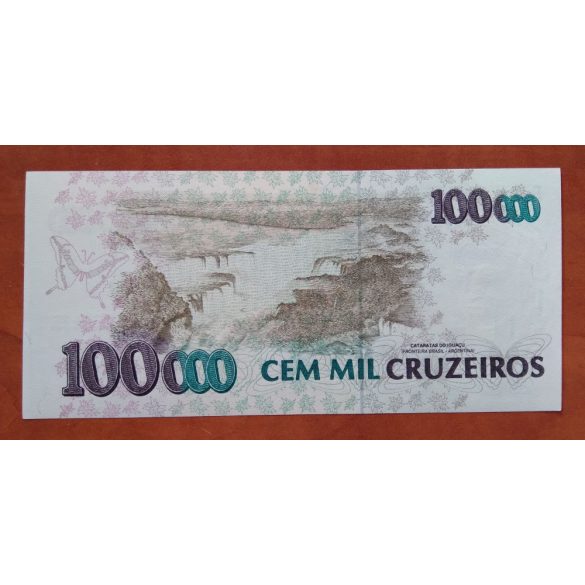 Brazilia 100000 Cruzeiros 1992 Unc