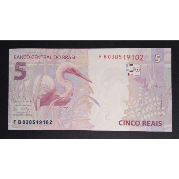 Brasilia 5 Reais 2010 Unc 