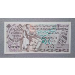 Burundi 50 Francs 1979 UNC-