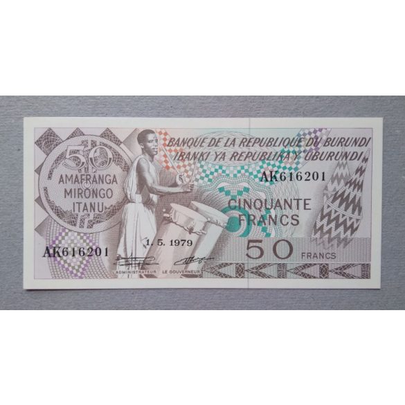 Burundi 50 Francs 1979 UNC