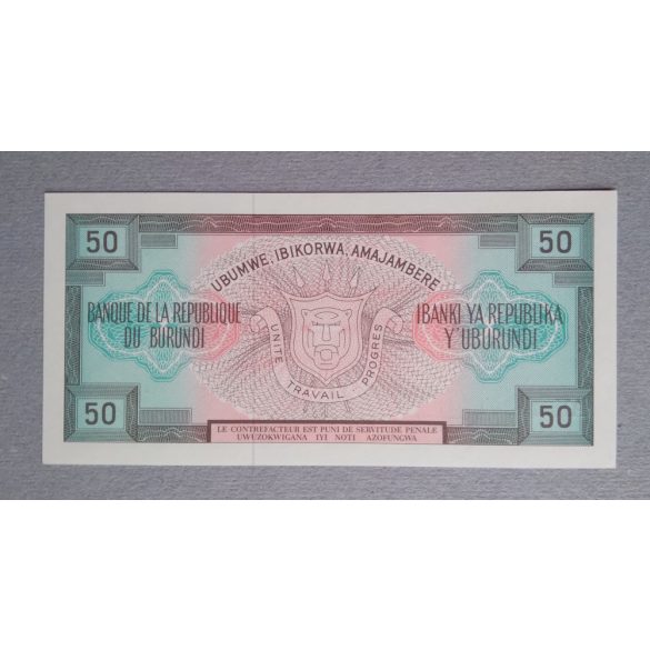 Burundi 50 Francs 1979 UNC