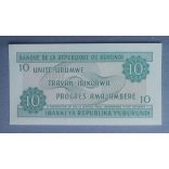 Burundi 10 Francs 1991 UNC