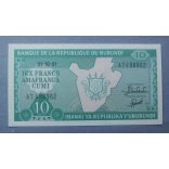 Burundi 10 Francs 1991 UNC