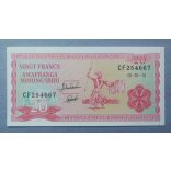 Burundi 20 Francs 1991 UNC
