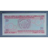 Burundi 20 Francs 1991 UNC