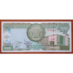 Burundi 5000 Francs 2003 aUNC+