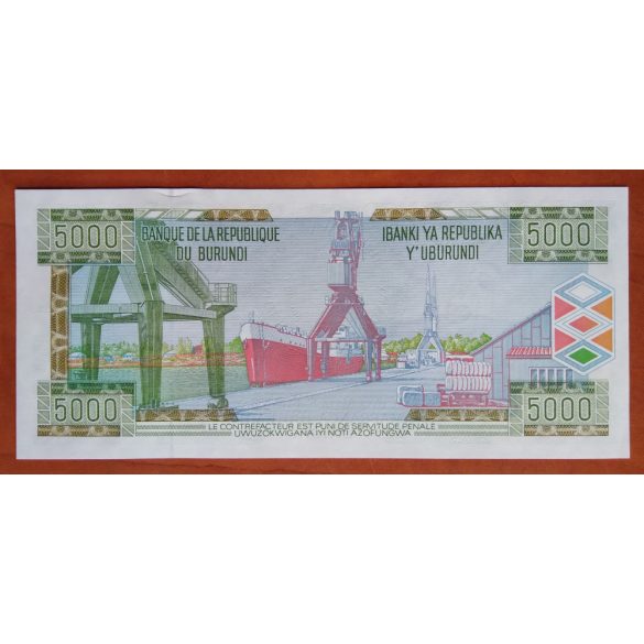 Burundi 5000 Francs 2003 aUNC+