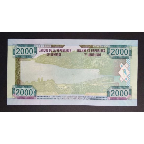 Burundi 2000 Francs 2008 UNC