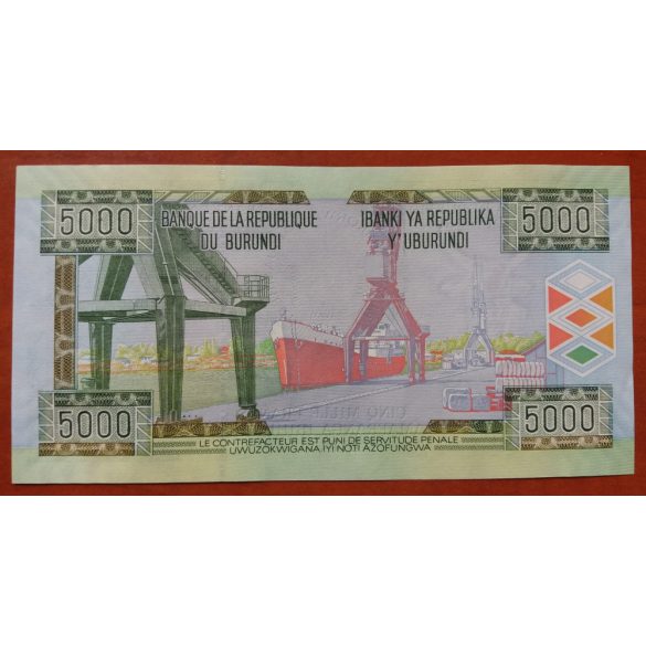 Burundi 5000 Francs 2008 UNC