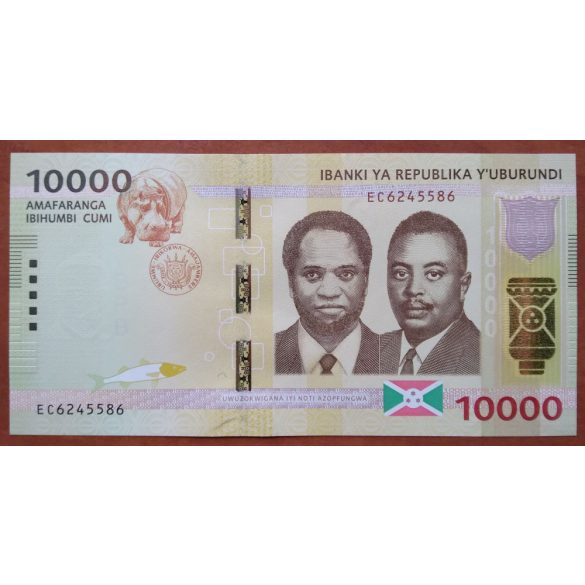 Burundi 10000 Francs 2015 UNC