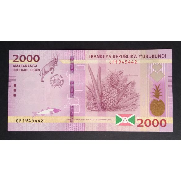 Burundi 2000 Francs 2018 UNC