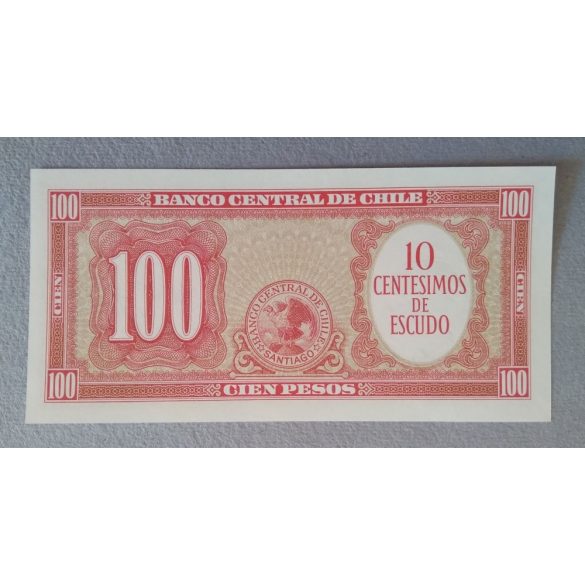 Chile 100 Pesos/10 Centesimos 1960 Unc