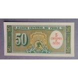 Chile 50 Pesos/5 Centesimos 1960 Unc