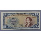 Chile 100 Escudos 1962 F