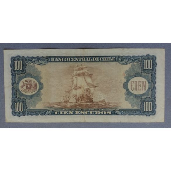Chile 100 Escudos 1962 F