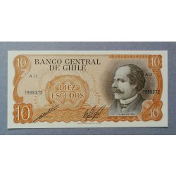 Chile 10 Escudos 1967 Unc