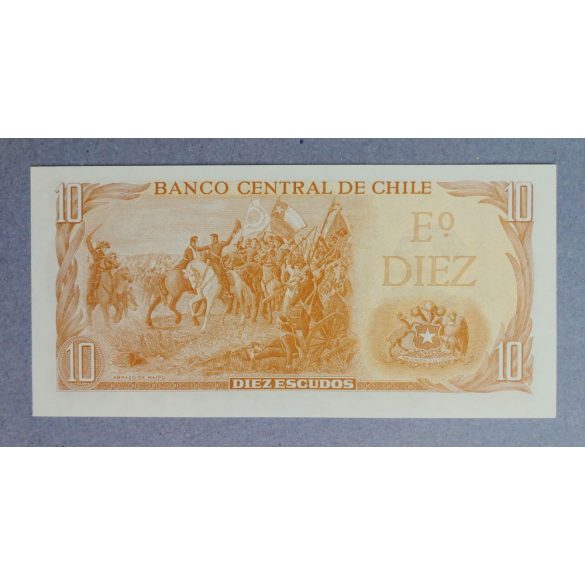 Chile 10 Escudos 1967 Unc