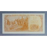 Chile 10 Escudos 1967 Unc