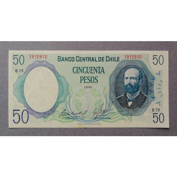 Chile 50 Pesos 1981 Unc