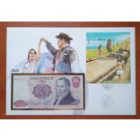 Chile 100 Pesos 1983 Unc envelope banknote