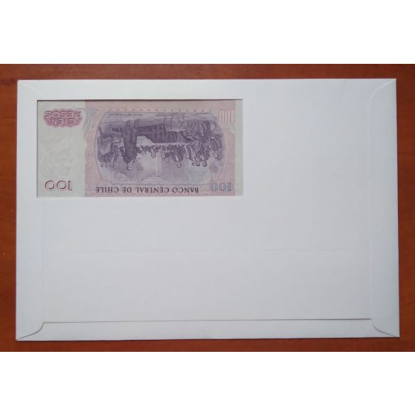 Chile 100 Pesos 1983 Unc envelope banknote