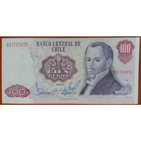 Chile 100 Pesos 1984 UNC