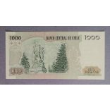 Chile 1000 Pesos 1987 Unc