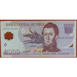 Chile 2000 Pesos 2004 UNC