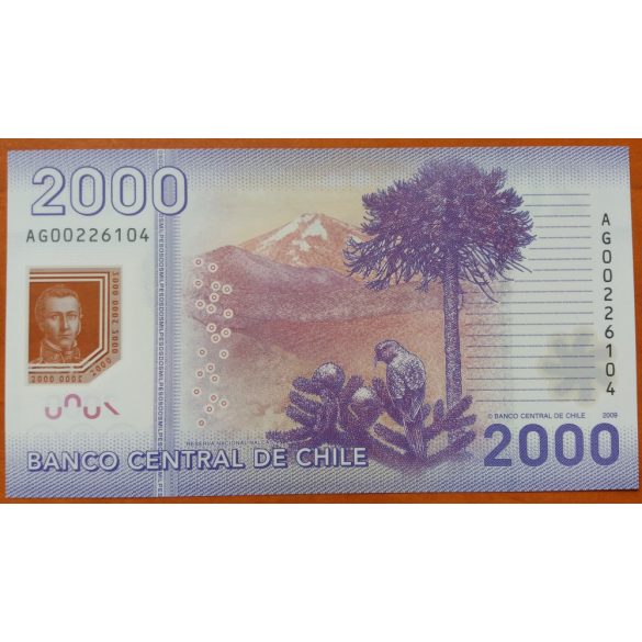 Chile 2000 Pesos 2009 UNC