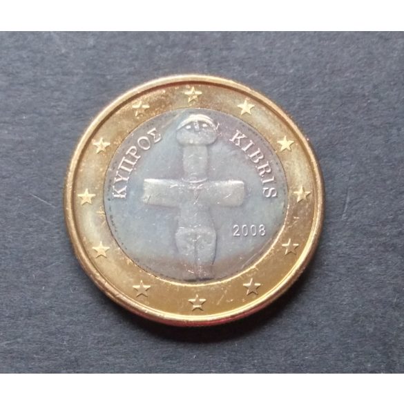 Cyprus 1 Euro 2008 aUNC