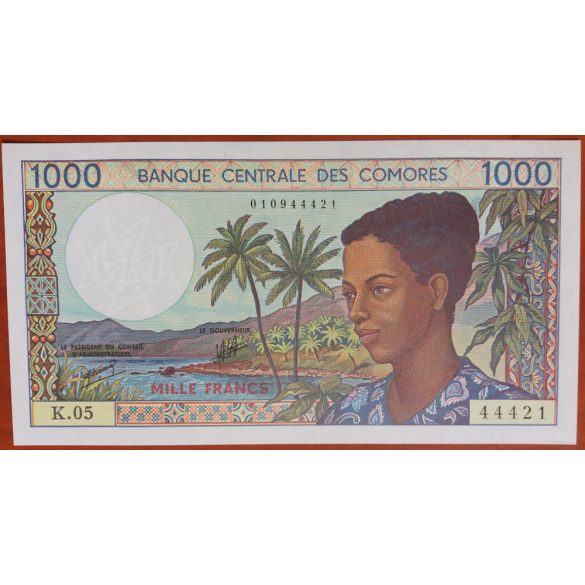 Comore-szigetek 1000 Francs 1994 aUNC+