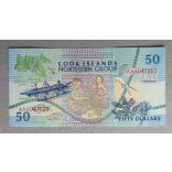 Cook Islands 50 Dollars 1992 Aunc