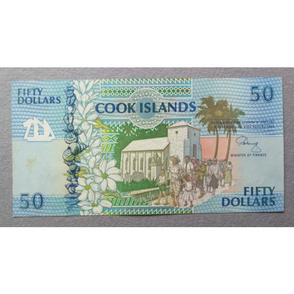 Cook Islands 50 Dollars 1992 Aunc