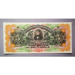 Costa Rica 5 Colones 1903 UNC
