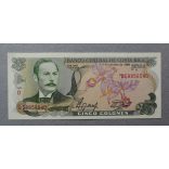 Costa Rica 5 Colones 1989 UNC