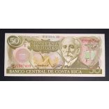Costa Rica 50 Colones 1992 UNC 
