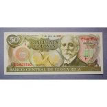 Costa Rica 50 Colones 1993 UNC