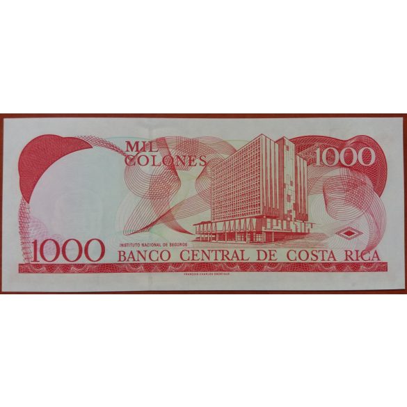 Costa Rica 2000 Colones 1997 UNC