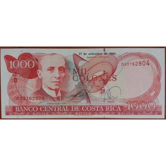 Costa Rica 1000 Colones 2004 UNC