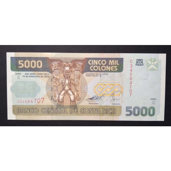 Costa Rica 5000 Colones 2005 UNC