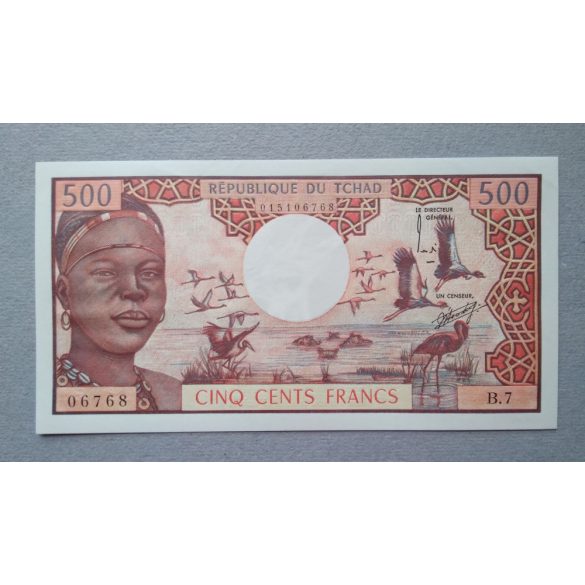 Chad 500 Francs 1974 Unc