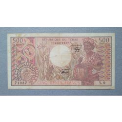 Chad 500 Francs 1980 F