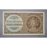 Czech-Moravian Protectorate 1 Koruna 1940 XF +