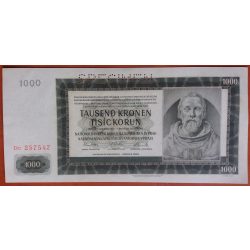 Bohemia and Moravia 1000 Korun 1942 Specimen UNC-