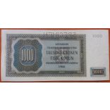 Bohemia and Moravia 1000 Korun 1942 Specimen UNC-